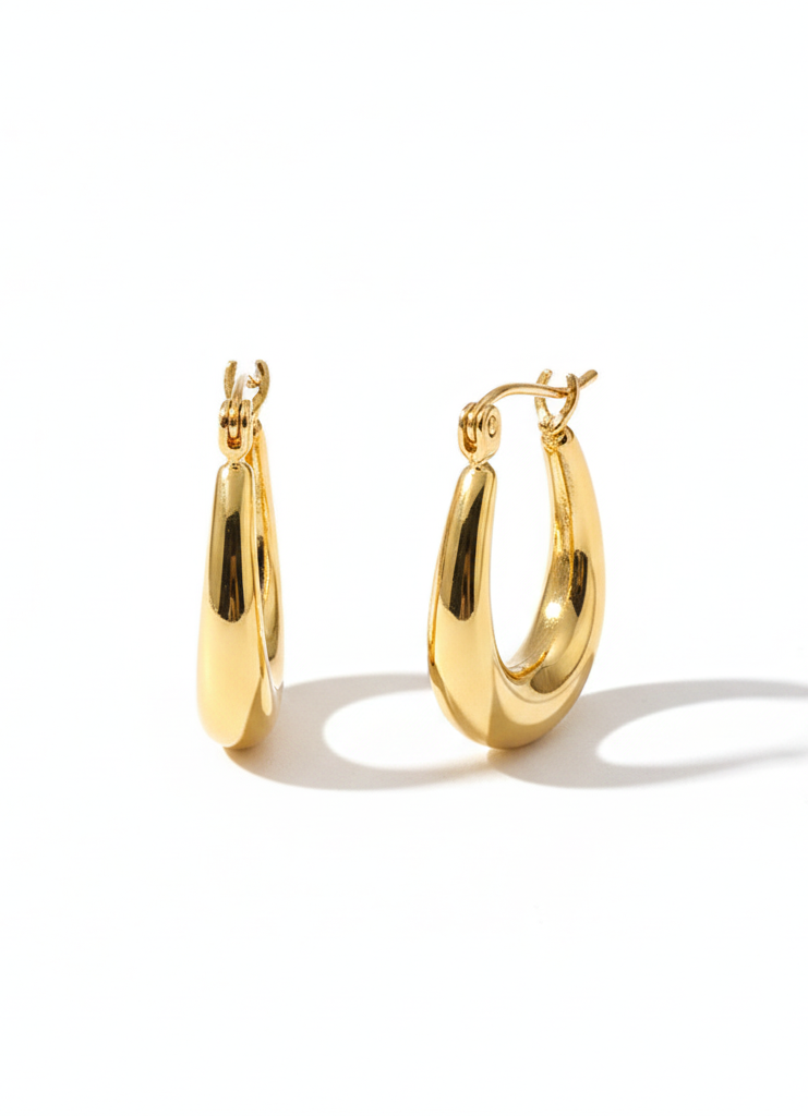 Classic Gold Hoop Earrings