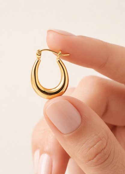 Classic Gold Hoop Earrings
