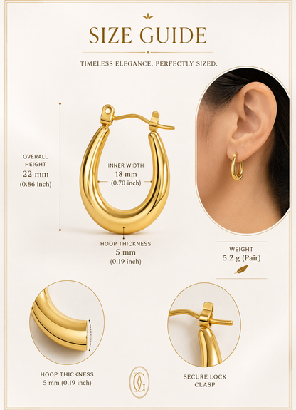 Classic Gold Hoop Earrings