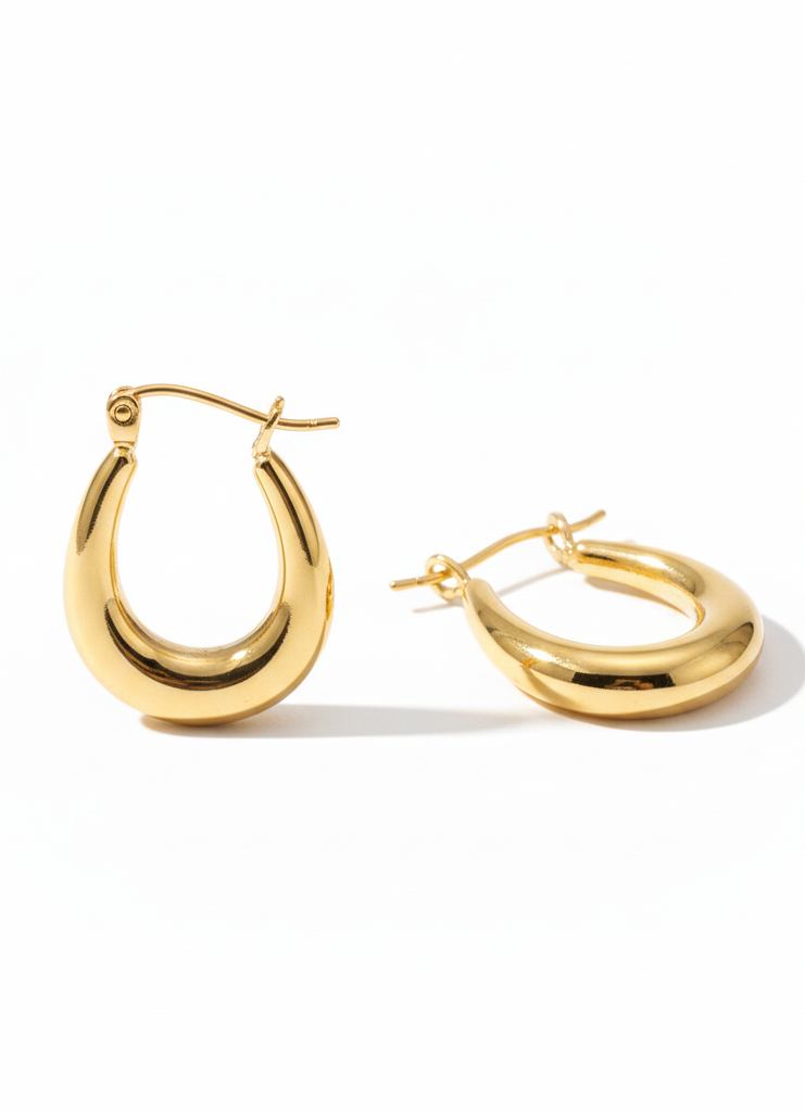 Classic Gold Hoop Earrings