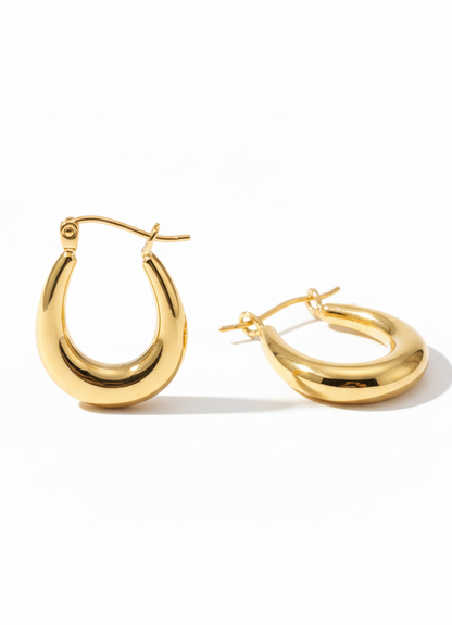 Classic Gold Hoop Earrings