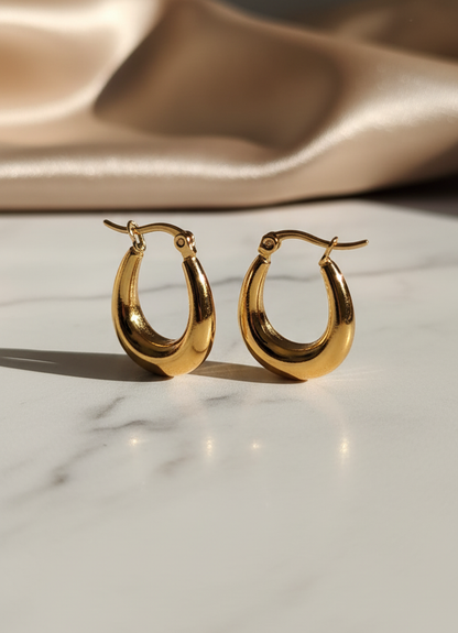 Classic Gold Hoop Earrings