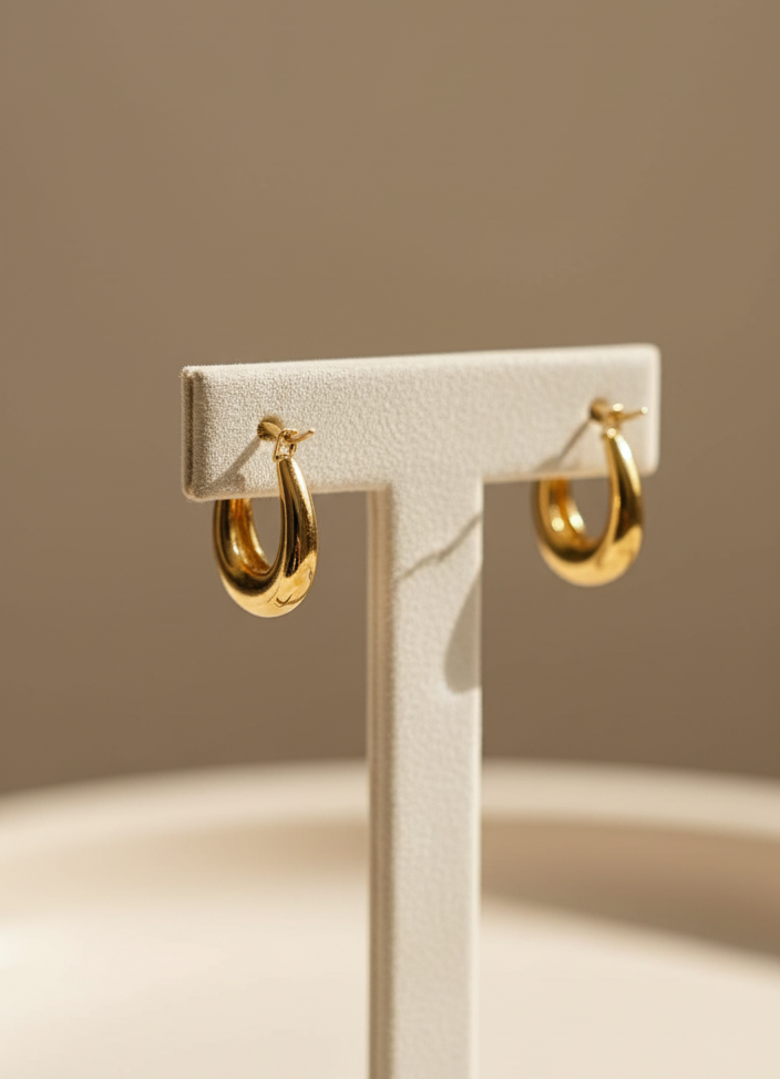 Classic Gold Hoop Earrings