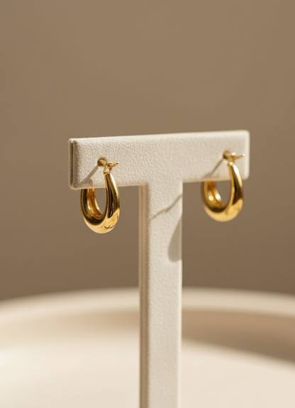 Classic Gold Hoop Earrings