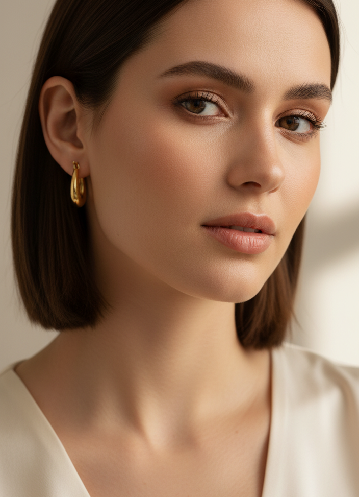Classic Gold Hoop Earrings