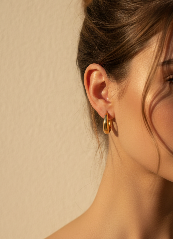 Classic Gold Hoop Earrings