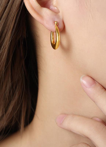 Classic Gold Hoop Earrings