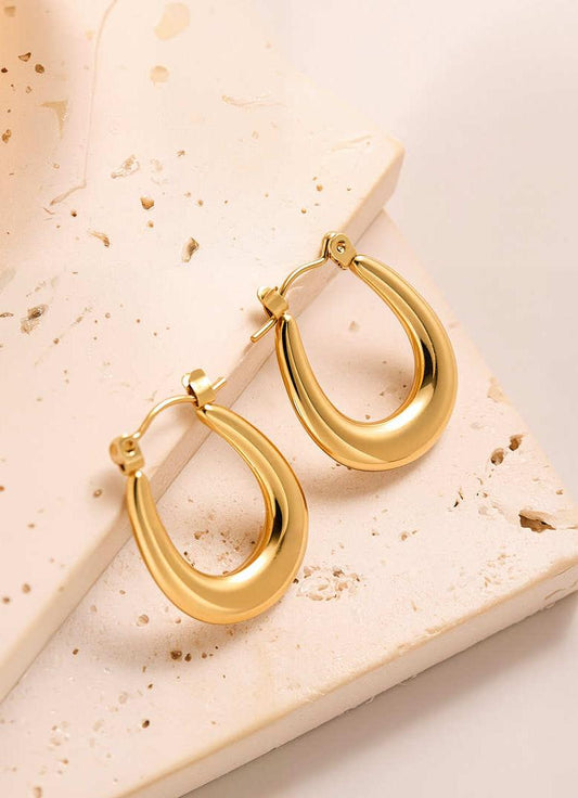 Classic Gold Hoop Earrings